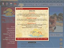 Tablet Screenshot of camping-mer-soleil.com